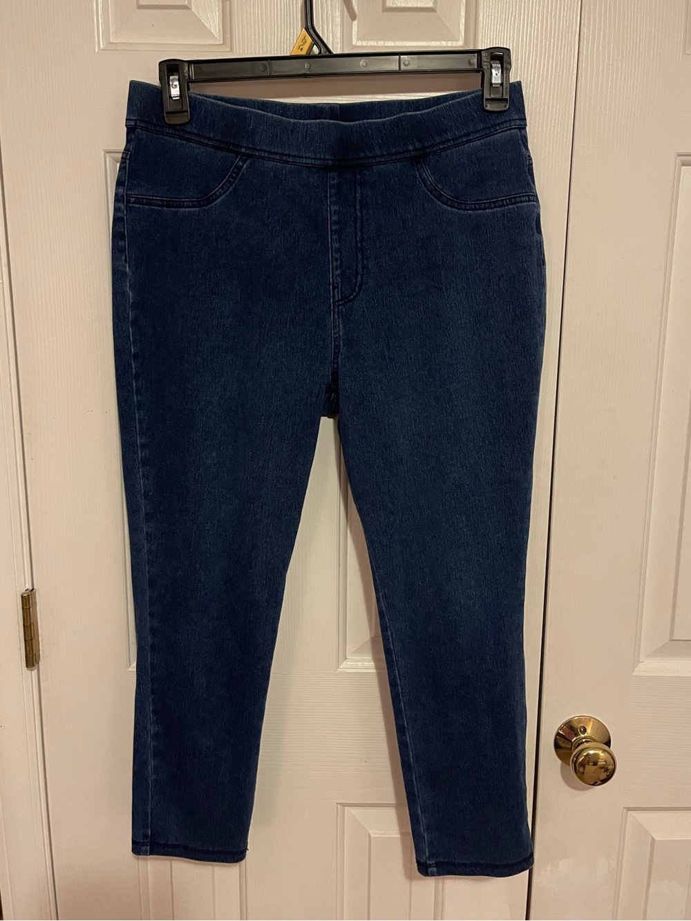 Time and Tru Women’s Pull-On Denim Jeggings - Size L (12-14) Dark Wash